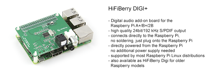 Hifiberry Improve Your Raspberry Pi Sound Quality Hifiberry